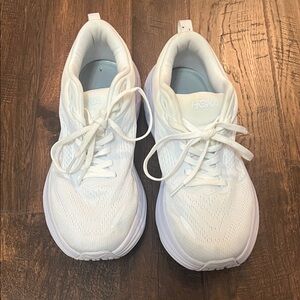 Hoka All-White Running Shoes